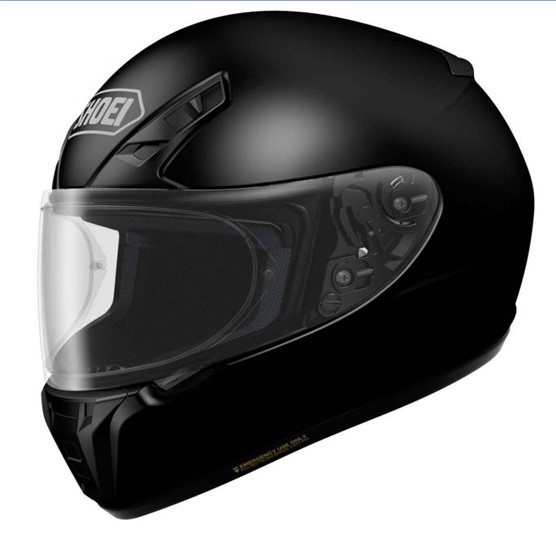 plain black motorcycle helmet