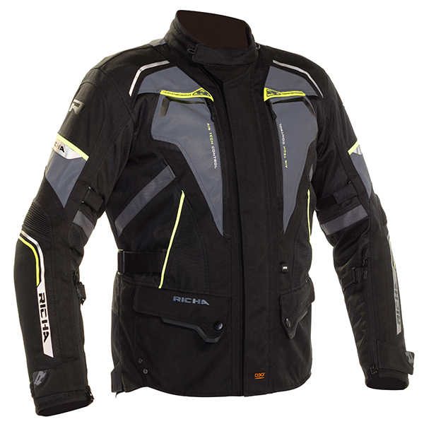 Richa Infinity 2 Flare Mens Textile Jacket - Black - Padgett's Motorcycles