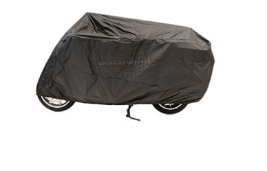 Motorcycle Cover with Trunk Installed (Black)
