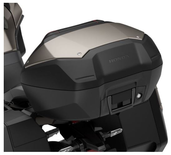 50L Top Box Pack (Matt Warm Ash Metallic with Red Stitching)