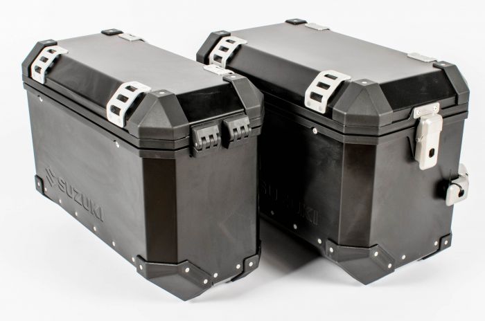 Aluminium Side Cases Black