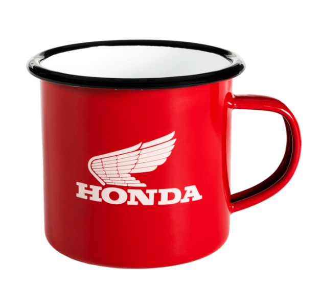 Red Metal Mug